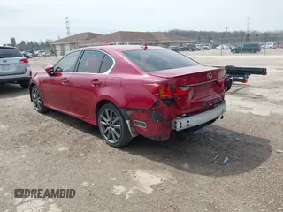 2013 Lexus GS 350 with VIN JTHCE1BL6D5015637, listed as a IAAI auction lot 42059657 with 210,472 mi miles. Bid and sale history available at carsss.com. Image 3.