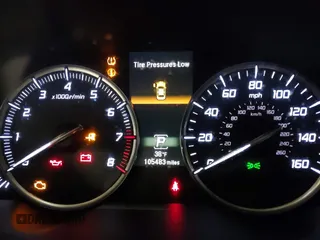 2018 Acura TLX with VIN 19UUB2F38JA008143, listed as a IAAI auction lot 41161669 with 105,483 mi miles. Bid and sale history available at carsss.com. Image 7.