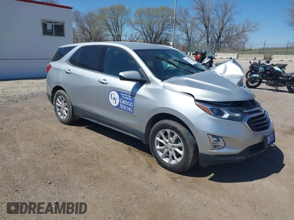 2020 Chevrolet Equinox LT with VIN 3GNAXUEV5LS533929, listed as a IAAI auction lot 41996159 with 46,466 mi miles and . Bid and sale history available at DreamBid. Image 1.