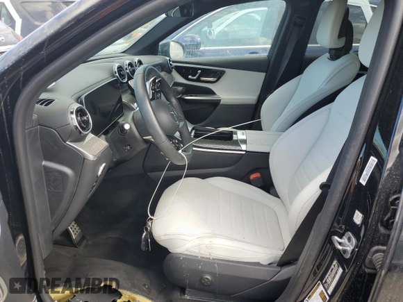 2024 Mercedes-Benz GLC with VIN W1NKM4GB7RF077169, listed as a Copart auction lot 74527004 with 0 mi miles and Non Repairable. Bid and sale history available at carsss.com. Image 7.