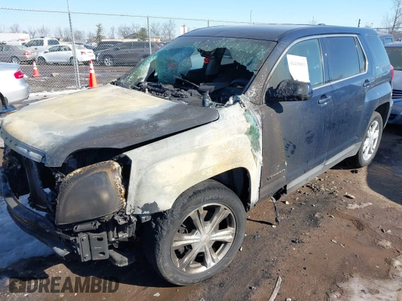 2017 GMC Terrain SLE with VIN 2GKFLSEK9H6184823, listed as a IAAI auction lot 41419953 with 1 mi miles. Bid and sale history available at carsss.com. Image 2.