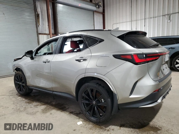 2024 Lexus NX 350 F Sport z VIN 2T2KGCEZ5RC031983, wystawiony jako Copart lot #49097585 z przebiegiem 6 402 mil mil oraz Czysty tytuł • Clean title. Historia ofert i sprzedaży dostępna na DreamBid. Obrazek 2.