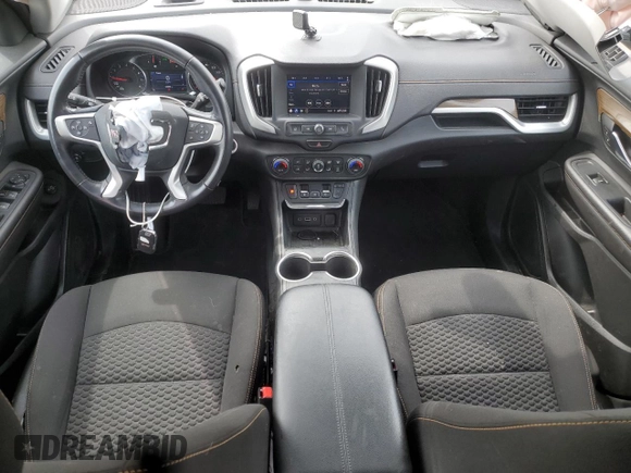 2020 GMC Terrain SLE with VIN 3GKALTEV9LL339448, listed as a Copart auction lot 55517915 with 33,250 mi miles and Salvage title. Bid and sale history available at DreamBid. Image 8.