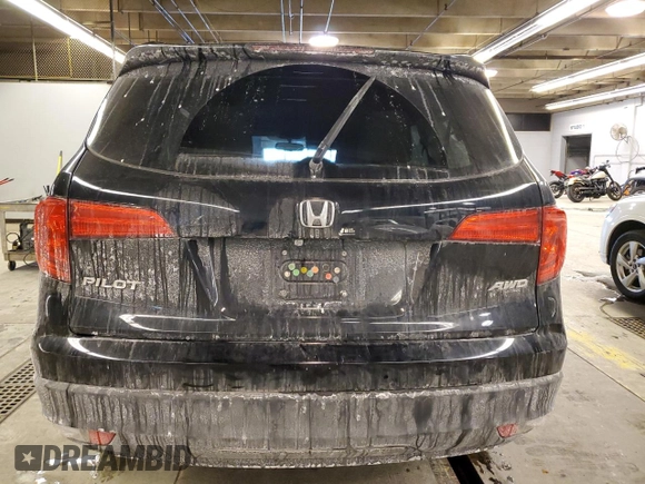 2016 Honda Pilot EX-L with VIN 5FNYF6H72GB048648, listed as a Copart auction lot 45945225 with 116,737 mi miles and Salvage Title. Bid and sale history available at carsss.com. Image 6.
