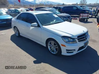 2013 Mercedes-Benz C-Class C 300 Sport with VIN WDDGF8ABXDA885728, listed as a IAAI auction lot 41849070 with 133,533 mi miles. Bid and sale history available at carsss.com. Image 1.