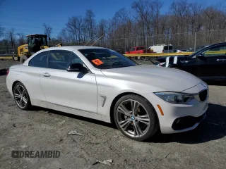 2015 BMW 4 Series 435i with VIN WBA3T3C55FP737964, listed as a Copart auction lot 45462005 with Not Provided miles and Salvage Title. Bid and sale history available at carsss.com. Image 4.