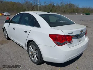 2012 Chevrolet Cruze LTZ with VIN 1G1PH5SC4C7147440, listed as a IAAI auction lot 41865272 with 192,684 mi miles. Bid and sale history available at carsss.com. Image 3.