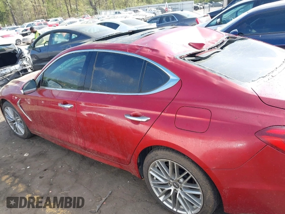 2020 Genesis G70 2.0T z VIN KMTG34LAXLU062859, wystawiony jako IAAI lot #41949979 z przebiegiem 16 628 mil mil oraz . Historia ofert i sprzedaży dostępna na DreamBid. Obrazek 14.
