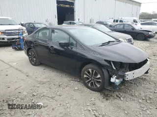 2014 Honda Civic Sedan EX with VIN 19XFB2F82EE264963, listed as a Copart auction lot 53520775 with 0 mi miles and Salvage Title. Bid and sale history available at carsss.com. Image 4.
