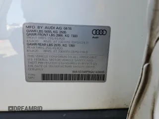 2016 Audi Q5 Premium Plus z VIN WA1D7AFP9GA143695, wystawiony jako Copart lot #60849505 z przebiegiem 103 117 mil mil oraz Czysty tytuł • Clean title. Historia ofert i sprzedaży dostępna na DreamBid. Obrazek 12.