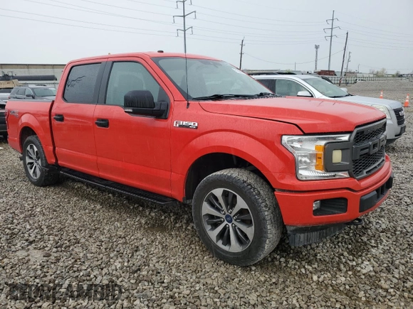 2019 Ford F-150 XL with VIN 1FTEW1EP7KFB61137, listed as a Copart auction lot 51326085 with 100,972 mi miles and Salvage Title. Bid and sale history available at carsss.com. Image 4.
