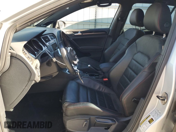 2016 Volkswagen Golf GTI SE w/Performance Pkg with VIN 3VW547AU0GM070641, listed as a Copart auction lot 80025724 with 57,958 mi miles and Salvage Title. Bid and sale history available at carsss.com. Image 7.