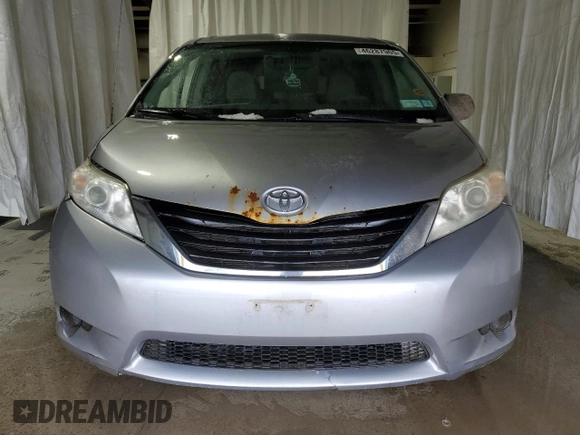 2011 Toyota Sienna LE AAS with VIN 5TDKK3DC3BS115071, listed as a Copart auction lot 46287965 with 160,187 mi miles and Salvage Title. Bid and sale history available at DreamBid. Image 5.