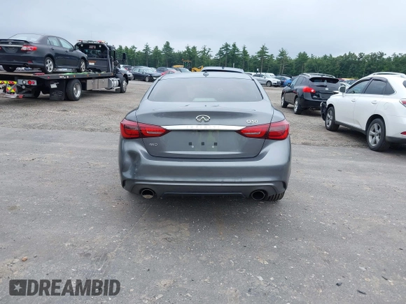 2019 Infiniti Q50 3.0t LUXE with VIN JN1EV7AR1KM559553, listed as a IAAI auction lot 40128019 with 62,272 mi miles. Bid and sale history available at carsss.com. Image 17.
