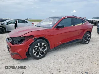 2021 Ford Mustang Mach-E Premium с VIN 3FMTK3R77MMA44925, выставлен на аукционе Copart как лот 64307295 с пробегом 30 714 миль миль и Списание • Salvage title. История ставок и продаж доступна на DreamBid. Изображение 1.