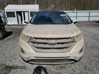 2017 Ford Edge Titanium with VIN 2FMPK4K81HBC42823, listed as a Copart auction lot 45937205 with 0 mi miles and Salvage Title. Bid and sale history available at carsss.com. Image 5.