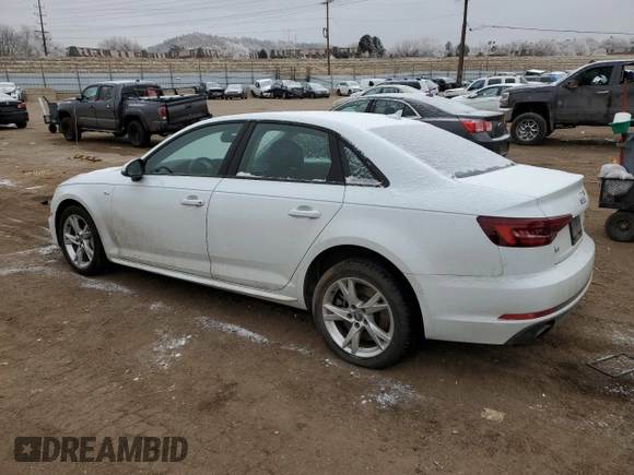 2018 Audi A4 Premium with VIN WAUDNAF43JA223564, listed as a Copart auction lot 45872065 with 65,814 mi miles and Salvage Title. Bid and sale history available at carsss.com. Image 2.