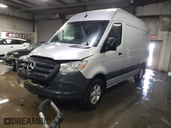2024 Mercedes-Benz Sprinter with VIN W1Y4NBHY5RT167874, listed as a Copart auction lot 45601285 with 17,494 mi miles and Salvage Title. Bid and sale history available at DreamBid. Image 1.