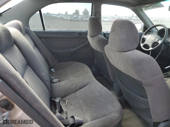 1996 Honda Civic EX with VIN 1HGEJ8645TL004349, listed as a Copart auction lot 72640994 with 241,878 mi miles and Salvage Title. Bid and sale history available at carsss.com. Image 10.