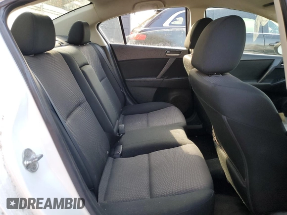 2012 Mazda 3 i Touring with VIN JM1BL1V74C1601034, listed as a Copart auction lot 44339875 with Not Provided miles and Salvage Title. Bid and sale history available at DreamBid. Image 10.