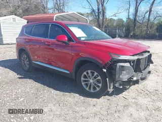 2019 Hyundai Santa Fe SEL with VIN 5NMS33AD9KH027591, listed as a IAAI auction lot 41708132 with 98,630 mi miles. Bid and sale history available at carsss.com. Image 1.