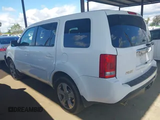 2013 Honda Pilot EX-L with VIN 5FNYF4H75DB007169, listed as a IAAI auction lot 41923727 with 135,105 mi miles and . Bid and sale history available at DreamBid. Image 3.