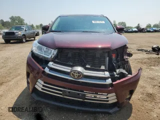 2019 Toyota Highlander SE with VIN 5TDJZRFH5KS949295, listed as a Copart auction lot 59813625 with 118,376 mi miles and Salvage title. Bid and sale history available at DreamBid. Image 5.
