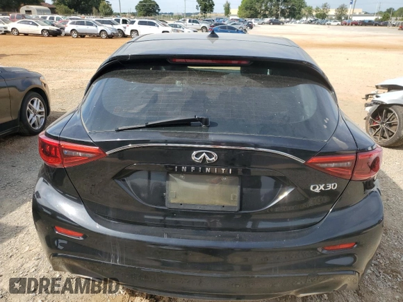 2017 Infiniti QX30 Sport with VIN SJKCH5CP1HA035421, listed as a Copart auction lot 70329554 with 92,692 mi miles and Salvage Title. Bid and sale history available at carsss.com. Image 6.