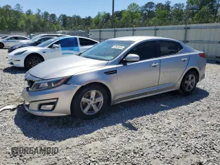 2014 Kia Optima LX with VIN KNAGM4A70E5454889, listed as a Copart auction lot 53549595 with 128,780 mi miles and Salvage title. Bid and sale history available at DreamBid. Image 1.