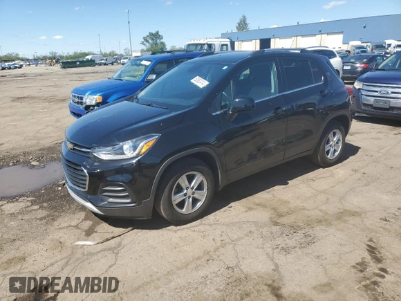 2020 Chevrolet Trax LT with VIN 3GNCJLSB3LL230978, listed as a Copart auction lot 52682414 with 24,483 mi miles and Salvage Title. Bid and sale history available at carsss.com. Image 1.
