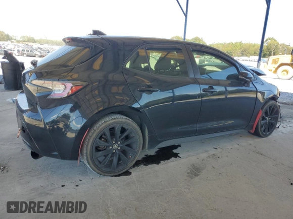 2021 Toyota Corolla Hatchback SE with VIN JTND4MBE6M3112792, listed as a Copart auction lot 70100224 with 97,818 mi miles and Salvage Title. Bid and sale history available at carsss.com. Image 3.