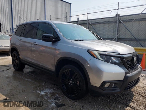2019 Honda Passport Sport with VIN 5FNYF8H2XKB016880, listed as a Copart auction lot 58046475 with 73,615 mi miles and Salvage title. Bid and sale history available at DreamBid. Image 4.