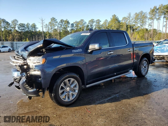 2020 Chevrolet Silverado 1500 High Country with VIN 3GCUYHED0LG364794, listed as a Copart auction lot 42399815 with 64,227 mi miles and Salvage Title. Bid and sale history available at carsss.com. Image 1.