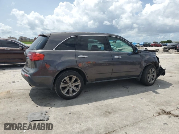 2011 Acura MDX with VIN 2HNYD2H20BH500130, listed as a Copart auction lot 59684785 with 212,375 mi miles and Salvage title. Bid and sale history available at DreamBid. Image 3.
