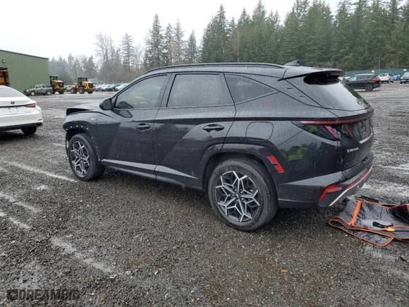 2024 Hyundai Tucson Hybrid N Line with VIN KM8JFCD11RU148537, listed as a Copart auction lot 50227925 with 37,920 mi miles and Salvage Title. Bid and sale history available at carsss.com. Image 2.