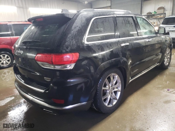 2014 Jeep Grand Cherokee Summit with VIN 1C4RJFJG7EC308856, listed as a Copart auction lot 45521845 with 0 mi miles and Salvage Title. Bid and sale history available at carsss.com. Image 3.