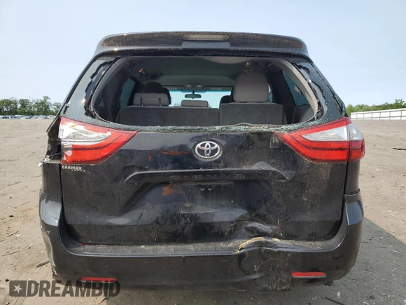 2015 Toyota Sienna L z VIN 5TDZK3DC7FS559722, wystawiony jako Copart lot #59285755 z przebiegiem 104 231 mil mil oraz Szkoda całkowita • Salvage title. Historia ofert i sprzedaży dostępna na DreamBid. Obrazek 6.