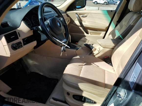 2010 BMW X3 xDrive30i with VIN WBXPC9C4XAWJ33035, listed as a Copart auction lot 50515595 with 161,740 mi miles and Clean Title. Bid and sale history available at carsss.com. Image 7.