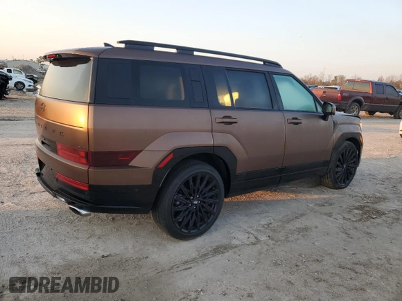 2024 Hyundai Santa Fe Calligraphy with VIN 5NMP5DGLXRH019627, listed as a Copart auction lot 47412645 with 3,873 mi miles and Salvage title. Bid and sale history available at DreamBid. Image 3.