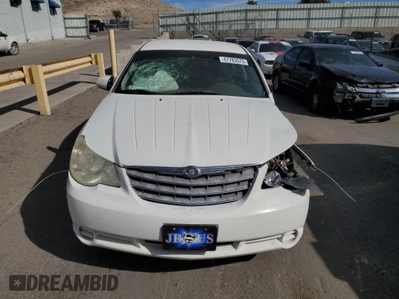 2008 Chrysler Sebring Touring with VIN 1C3LC56R88N300458, listed as a Copart auction lot 47783575 with Not provided miles and Salvage title. Bid and sale history available at DreamBid. Image 5.