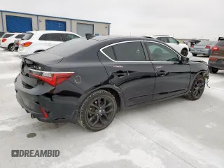 2020 Acura ILX Premium with VIN 19UDE2F78LA002579, listed as a Copart auction lot 58015475 with 110,786 mi miles and Salvage title. Bid and sale history available at DreamBid. Image 3.