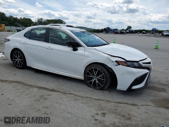 2023 Toyota Camry SE with VIN 4T1G11AK8PU737110, listed as a Copart auction lot 56815494 with 42,031 mi miles and Salvage title. Bid and sale history available at DreamBid. Image 4.
