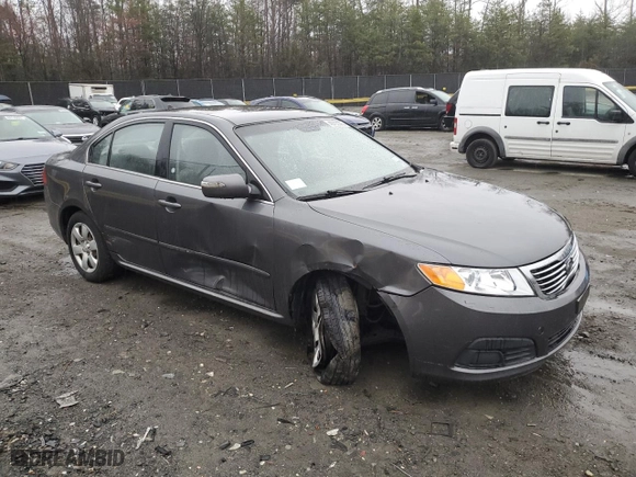2009 Kia Optima LX with VIN KNAGE228495309675, listed as a Copart auction lot 49705575 with 140,613 mi miles and Salvage Title. Bid and sale history available at carsss.com. Image 4.