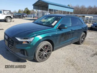 2019 Audi Q8 Prestige with VIN WA1FVAF14KD039343, listed as a Copart auction lot 42435455 with 123,338 mi miles and Clean Title. Bid and sale history available at carsss.com. Image 1.