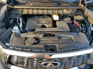 2024 Infiniti QX60 Luxe with VIN 5N1DL1FS7RC341460, listed as a Copart auction lot 43569605 with 4,080 mi miles and Salvage title. Bid and sale history available at DreamBid. Image 13.