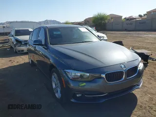 2017 BMW 3 Series 330i with VIN WBA8B9C57HK884847, listed as a IAAI auction lot 41739922 with 38,710 mi miles. Bid and sale history available at carsss.com. Image 1.
