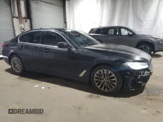 2023 BMW 5 Series 530i xDrive with VIN WBA13BJ00PWY22937, listed as a Copart auction lot 46817105 with 21,054 mi miles and Clean Title. Bid and sale history available at DreamBid. Image 4.