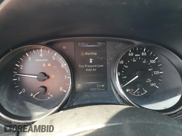 2017 Nissan Rogue SV with VIN JN1BJ1CP9HW003480, listed as a Copart auction lot 62466825 with 150,532 mi miles and Salvage title. Bid and sale history available at DreamBid. Image 9.