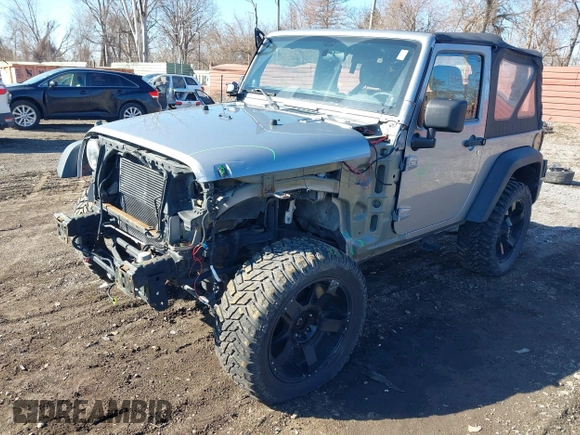 2013 Jeep Wrangler Sport with VIN 1C4AJWAG1DL595509, listed as a IAAI auction lot 41814406 with 59,263 mi miles and . Bid and sale history available at DreamBid. Image 18.