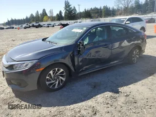2016 Honda Civic Sedan EX with VIN 19XFC2F84GE215098, listed as a Copart auction lot 53055735 with 35,732 mi miles and Salvage Title. Bid and sale history available at carsss.com. Image 1.